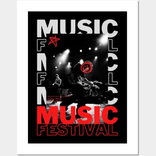 Music festival - vintage street wear Posters and Art